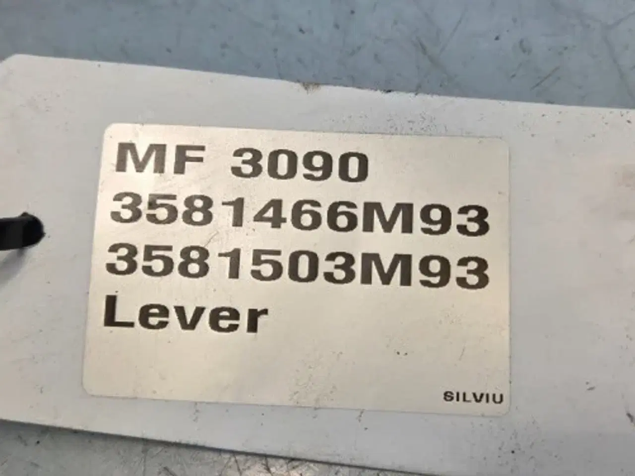 Billede 3 - Massey Ferguson 3090 Lever Lås 3581466M93