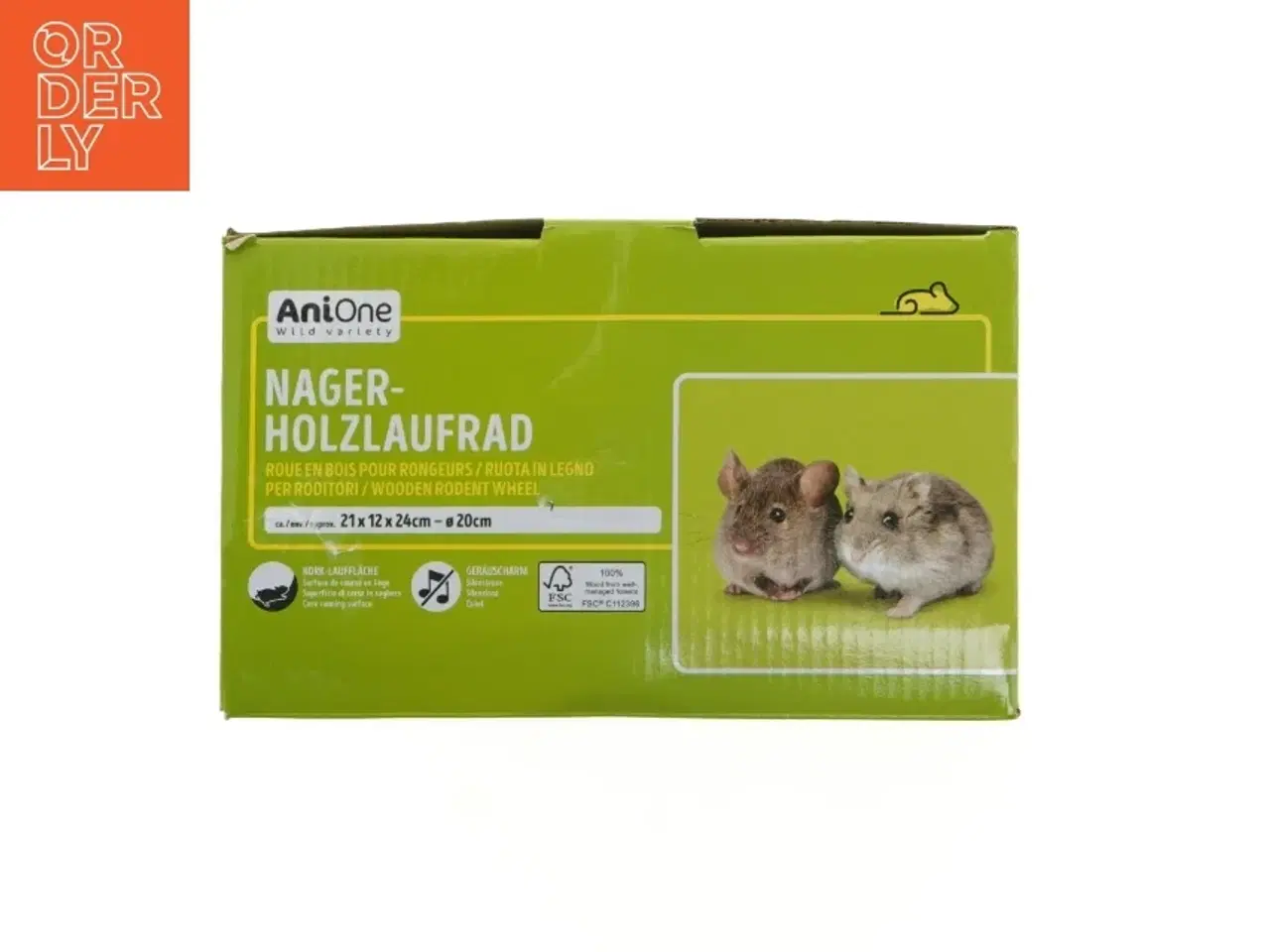 Billede 6 - UBRUGT Hamsterhjul fra Anione (str. 21 x 12 x 24 cm ø 20 cm)