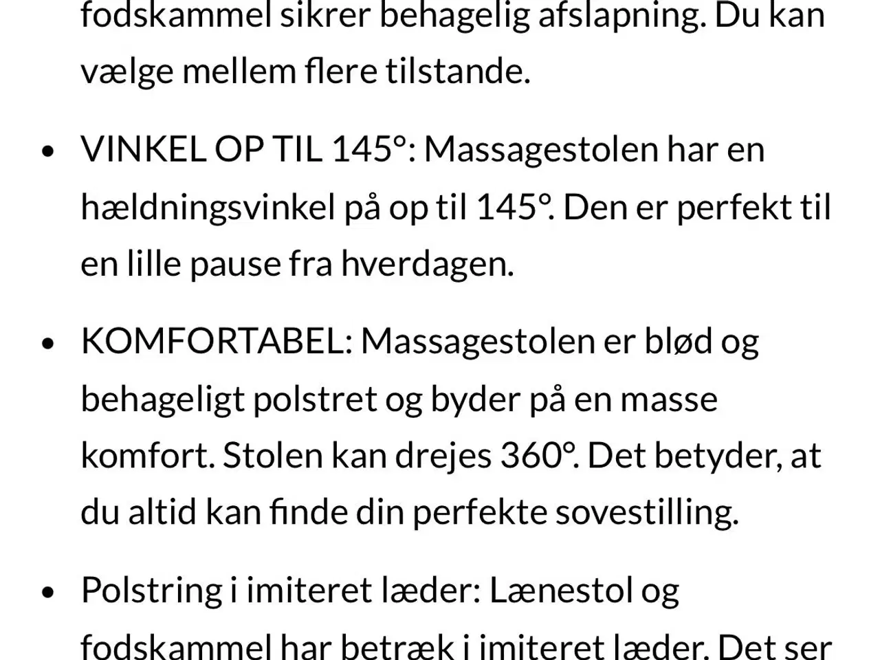 Billede 5 - Massage stol.