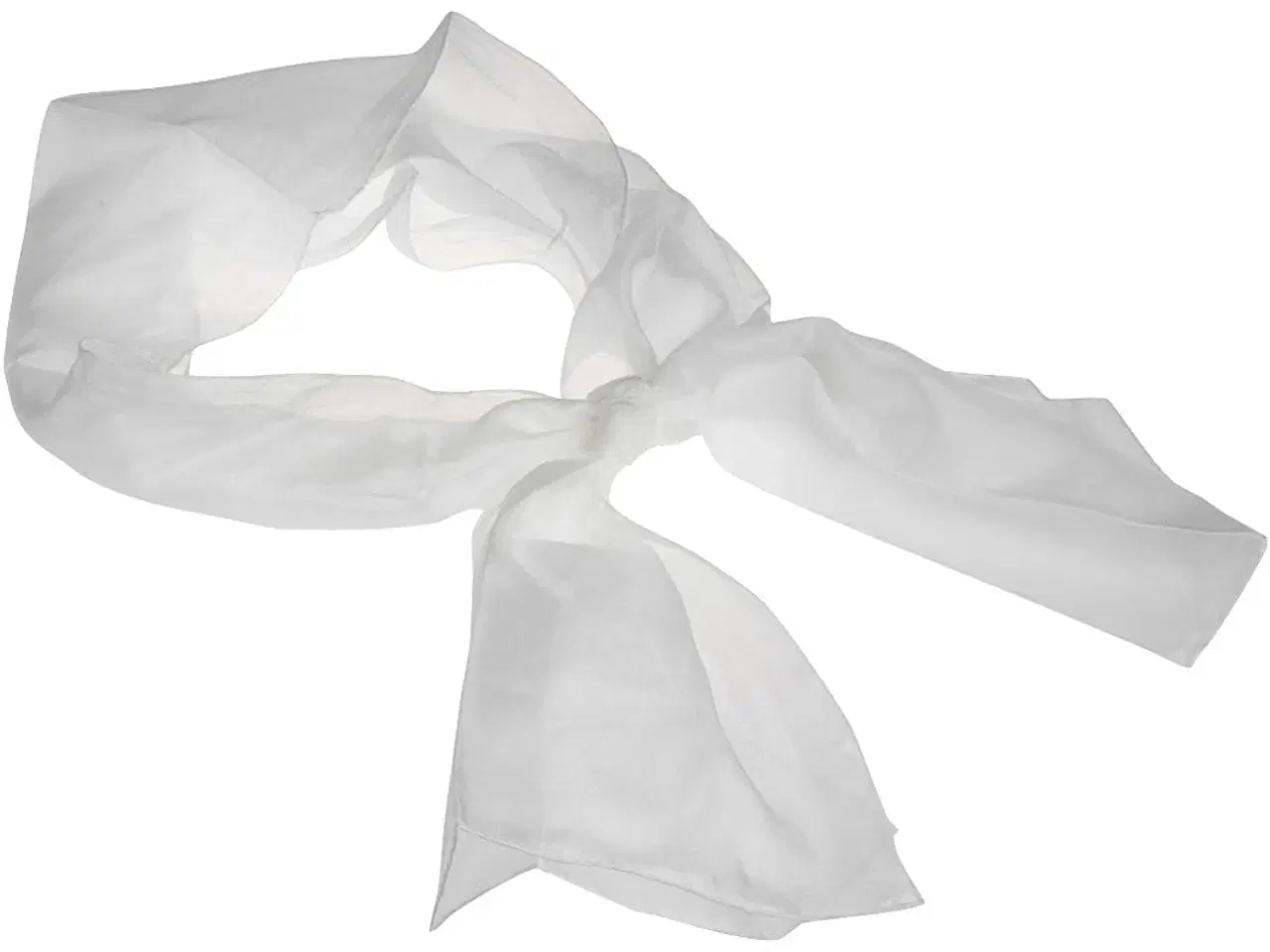 Billede 1 - Elegant silketørklæde 45x180 cm i Pongé 5