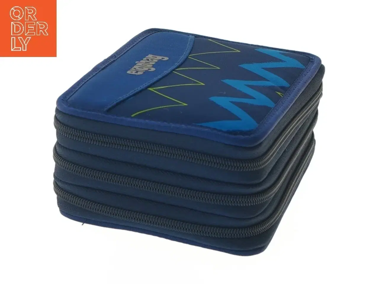 Billede 6 - Blå penalhus med farveblyanter og tuscher fra Ergobag (str. 20,5x14 cm)