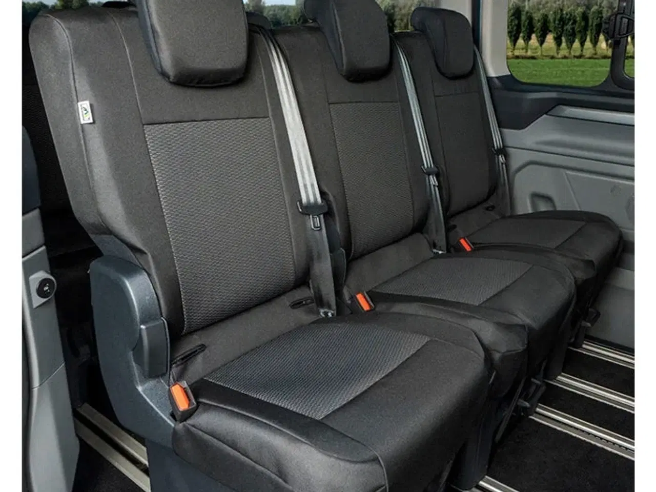Billede 1 - Sædeovertræk bag m/bord 1+1+1 Transit Custom, 2024-