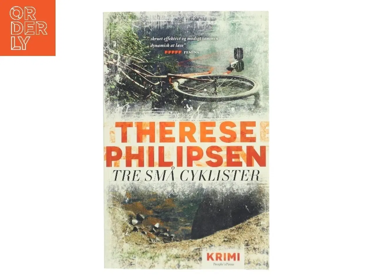 Billede 1 - Tre små cyklister : krimi af Therese Philipsen (Bog)