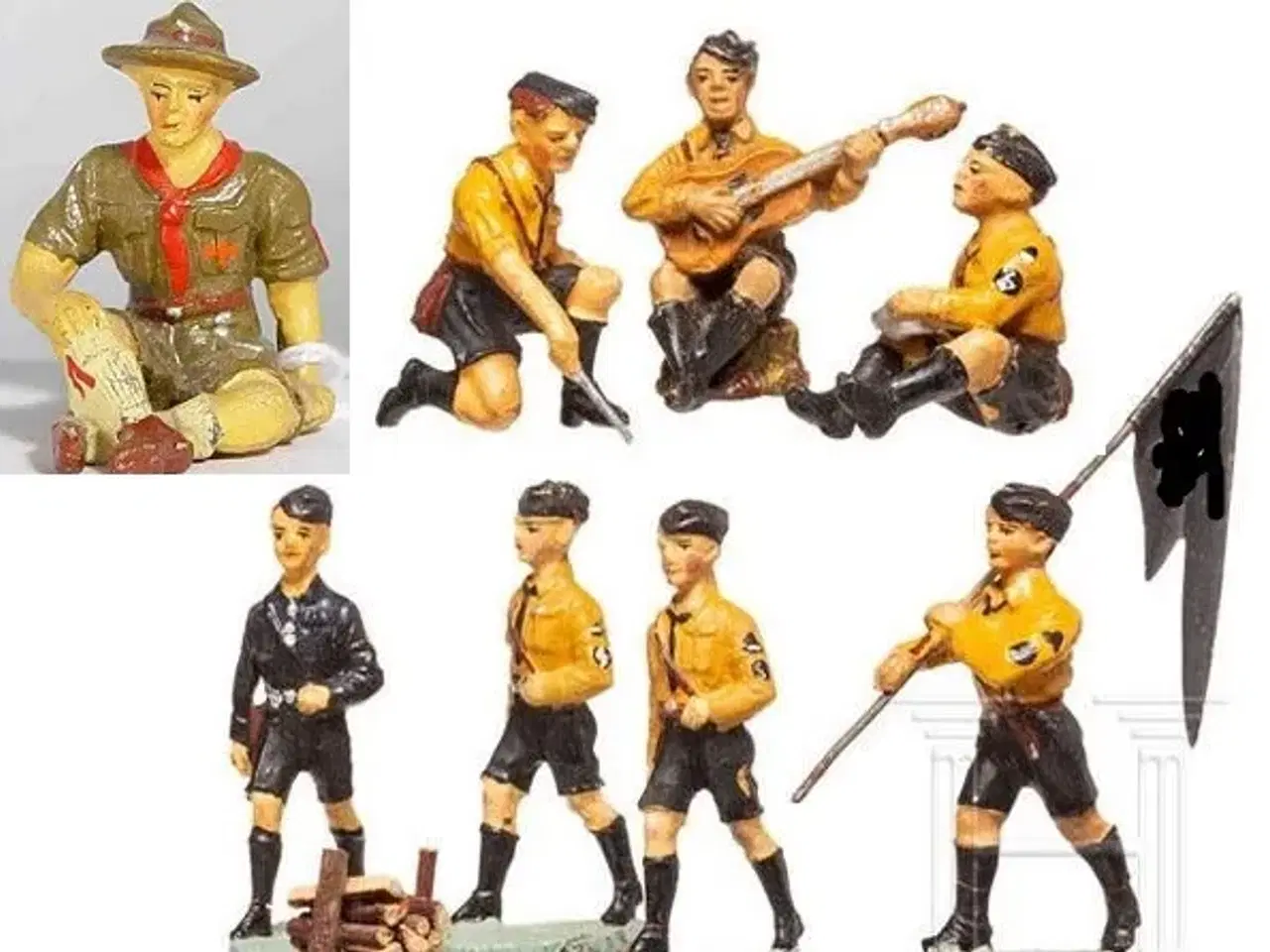Billede 11 - Gamle legetøjs soldater fra før 1950