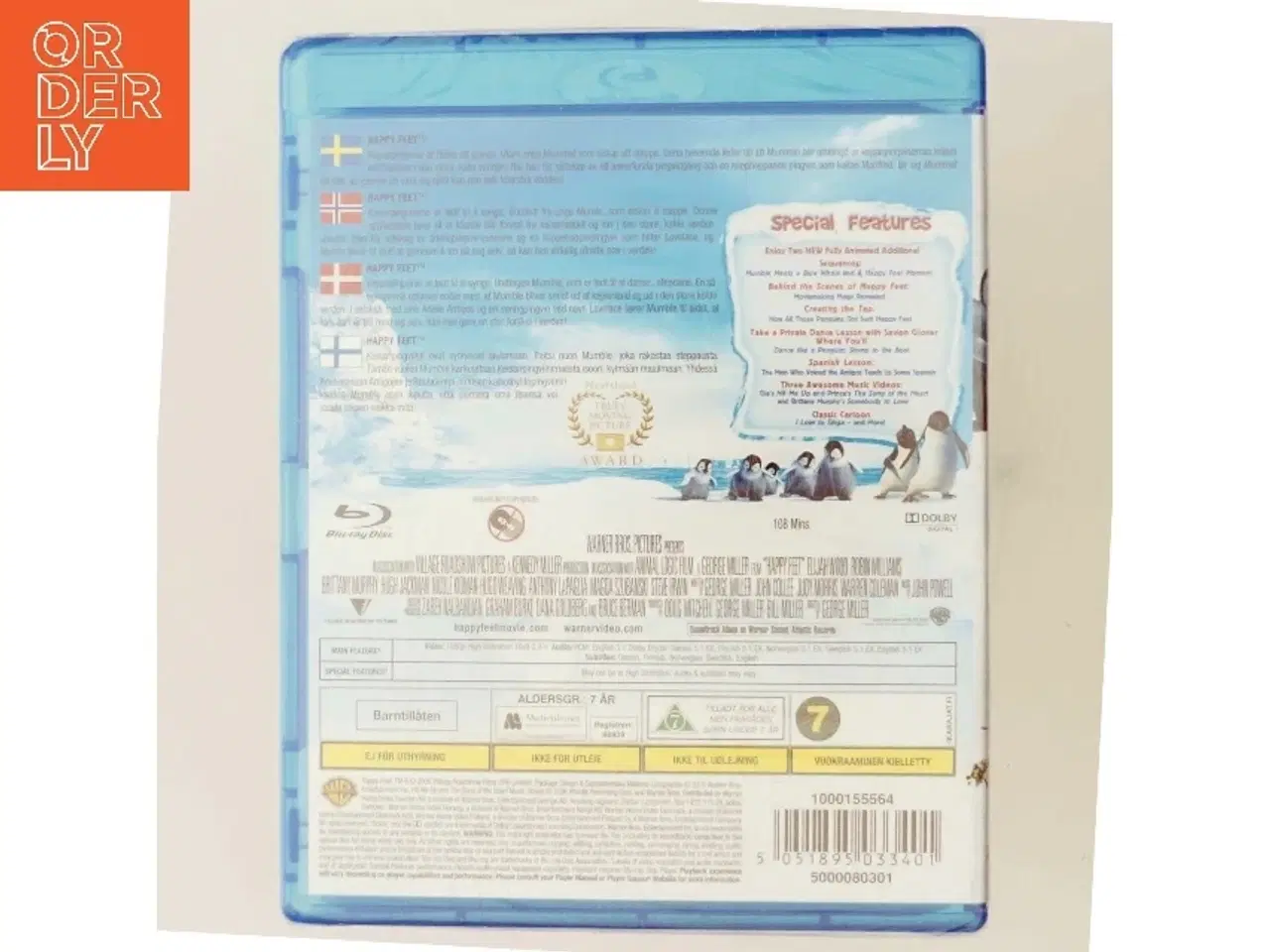 Billede 3 - Happy Feet med Robin Williams (DVD)