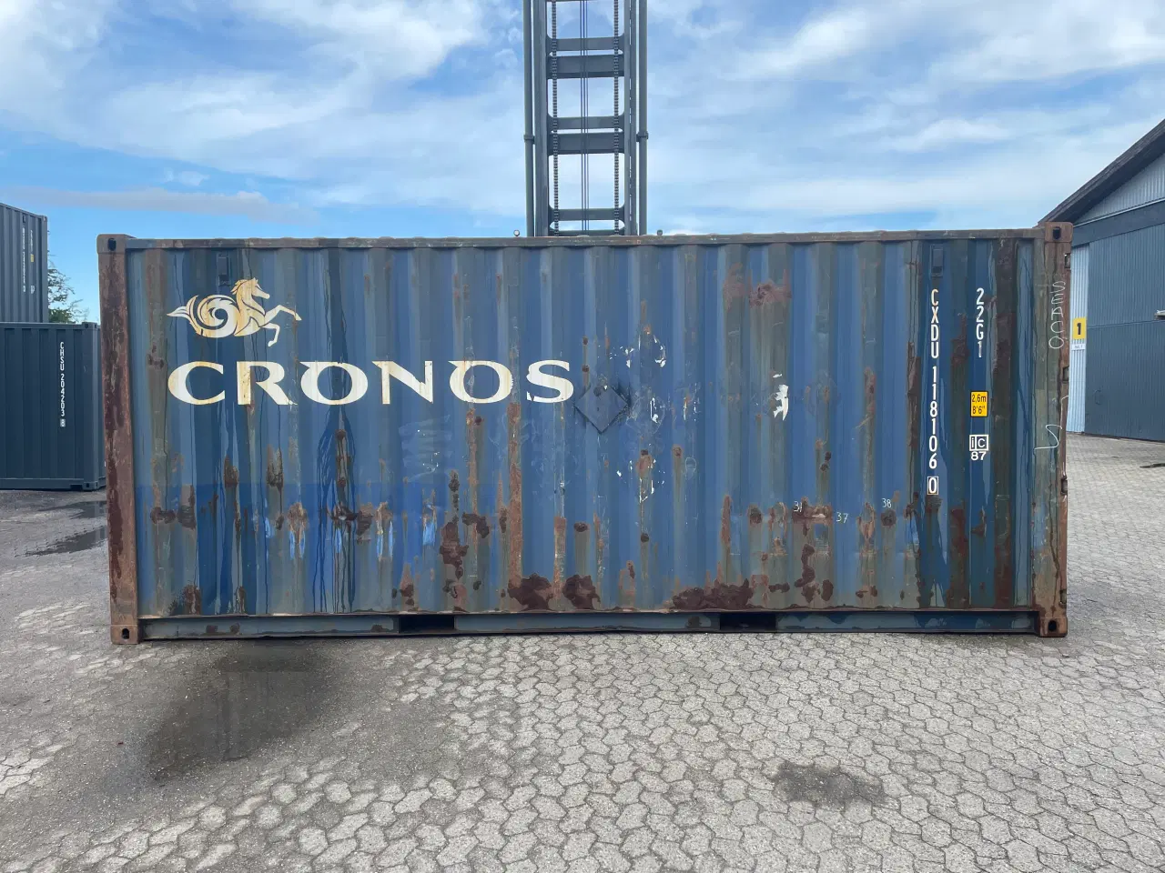 Billede 5 - 20 fods Container- ID: CXDU 118106-0