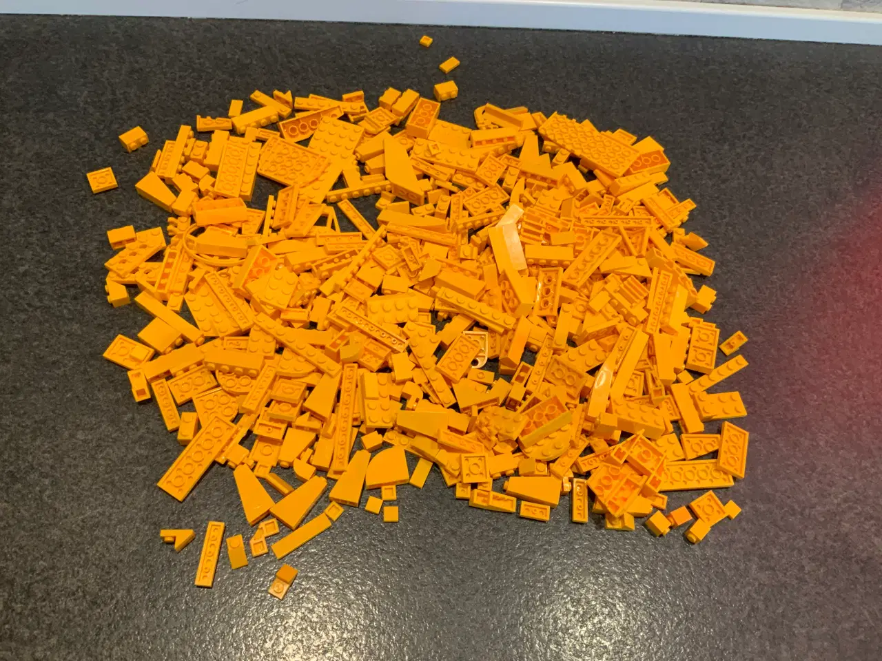 Billede 1 - Brændt orange legoklodser