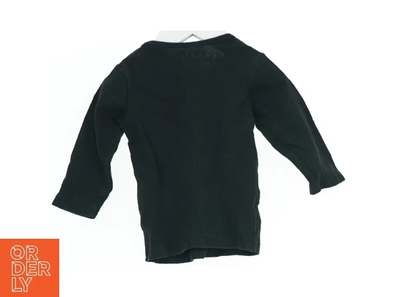 Billede 2 - Sort langærmet stribet bluse fra Wheat (str. 74)