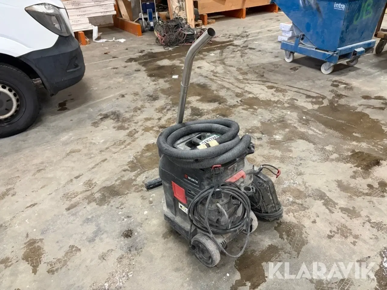 Billede 2 - Støvsuger + arbejde lampe Würth