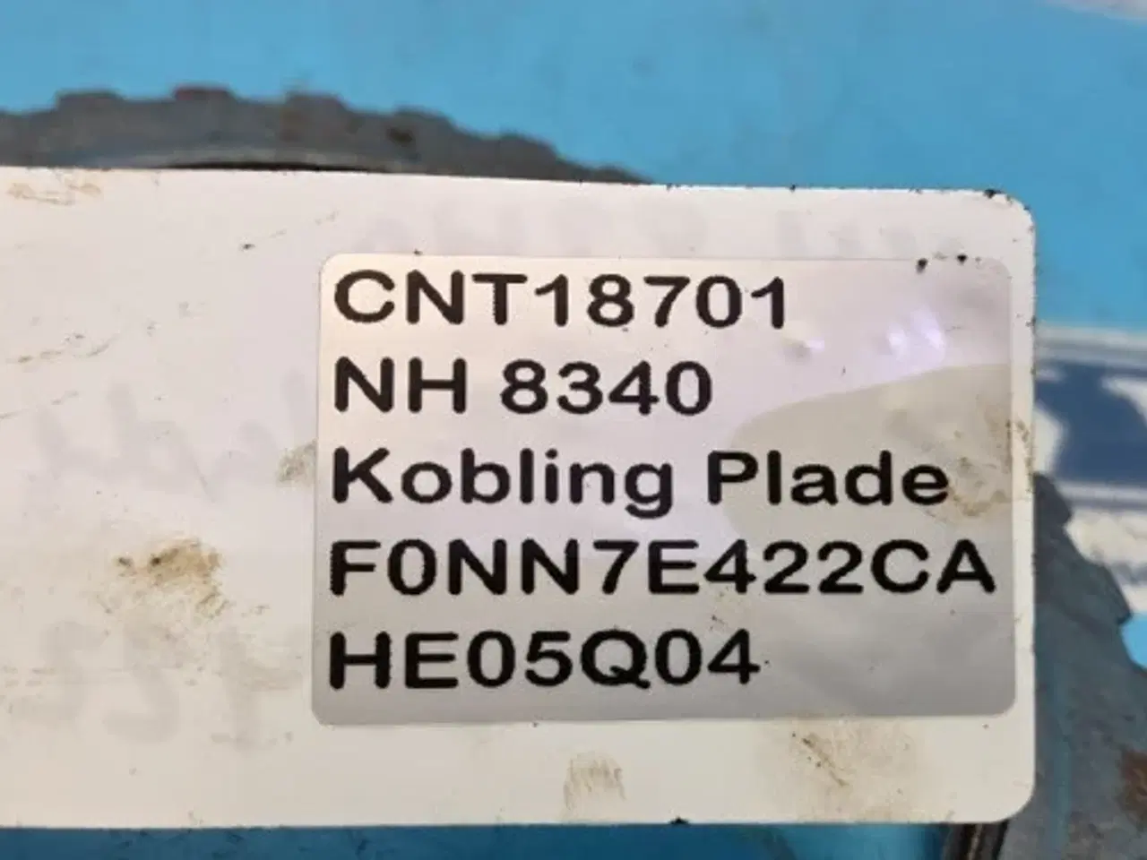 Billede 7 - New Holland 8340 Kobling Plade F0NN7E422CA
