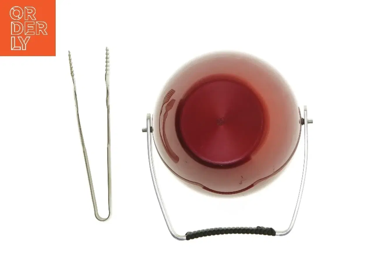 Billede 4 - Ny Rød isspand med tang (str. Ø 14 cm)