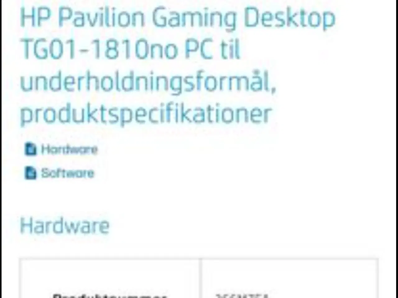 Billede 3 - HP pavillion Gaming PC TH01 - 1810no PC