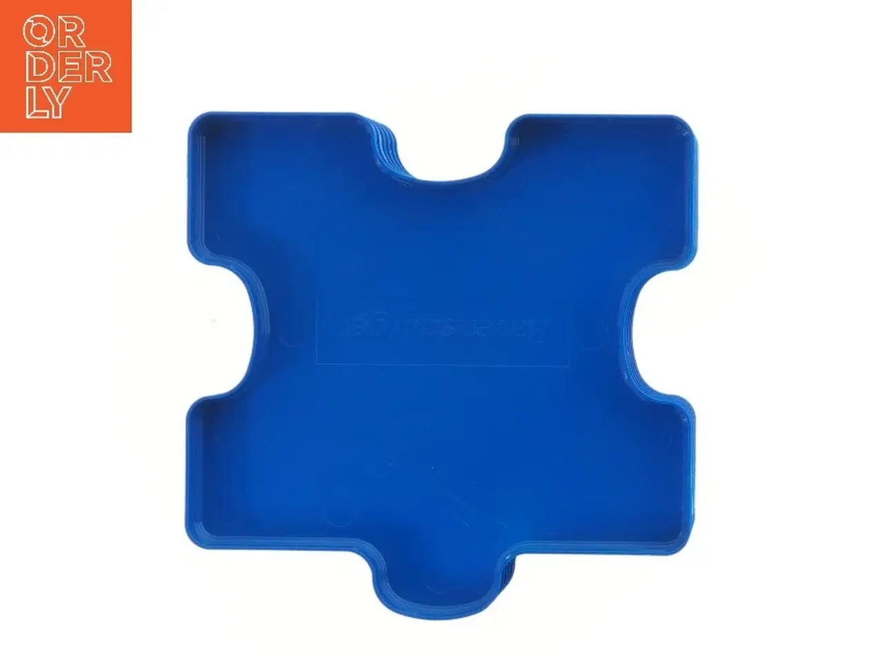 Billede 2 - Blå puslespils bakker 6 stk fra Ravensburger (str. 6 stk 19x19 cm)