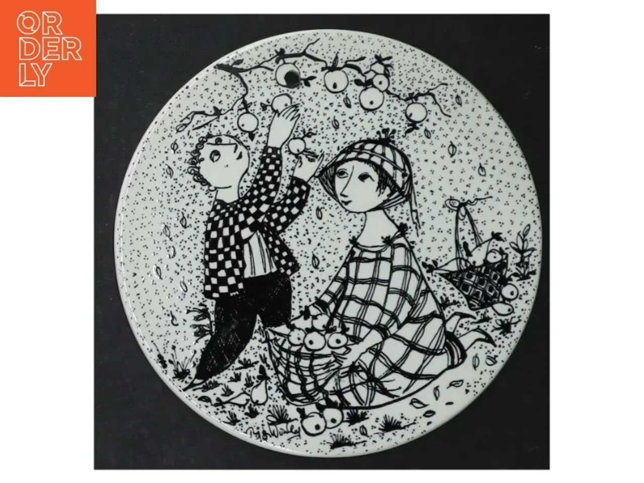 Billede 3 - Bjørn Wiinblad porcelænstallerkener fra Nymlle (str. Ø. 15 cm. 4 styk)