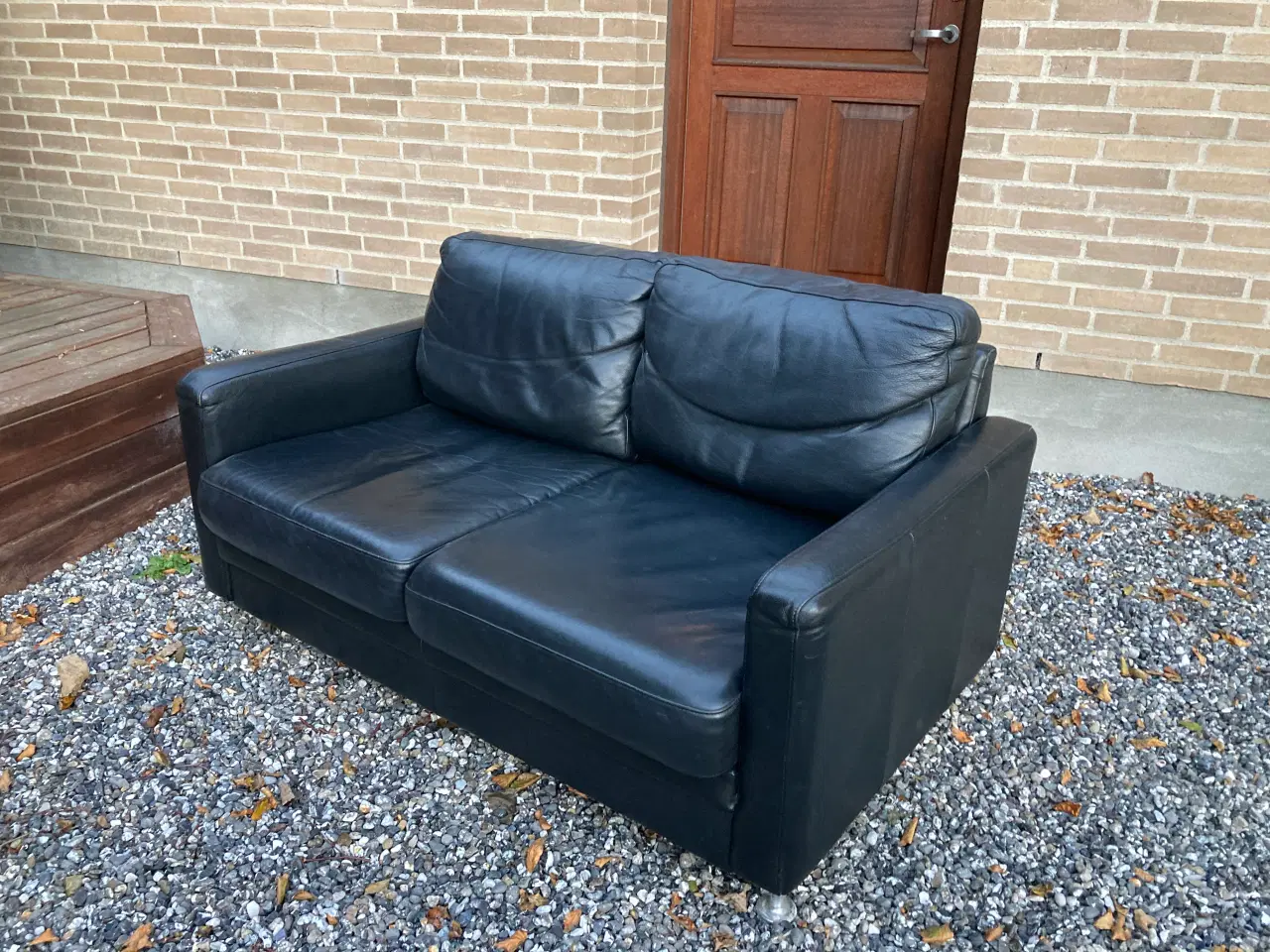 Billede 2 - Læder sofa