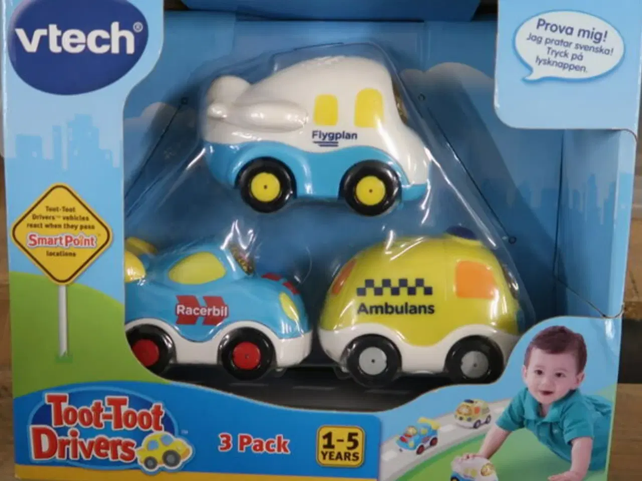 Billede 1 - 🚓 HELT NYE 🚓 VTech Toot-Toot biler 3-pack