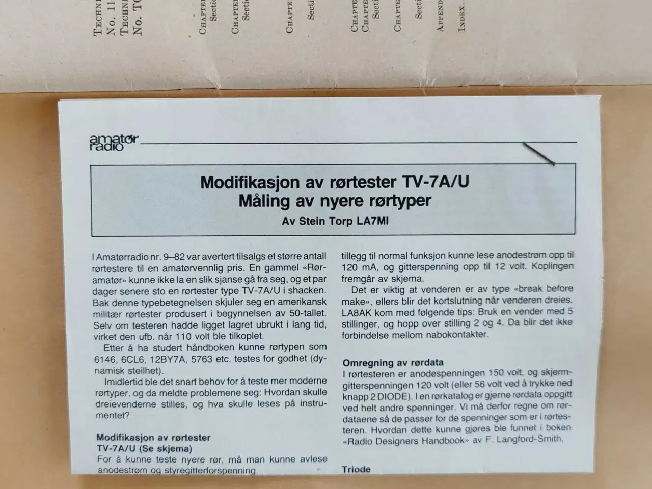 Billede 7 - TV-7D/U Rørtester 