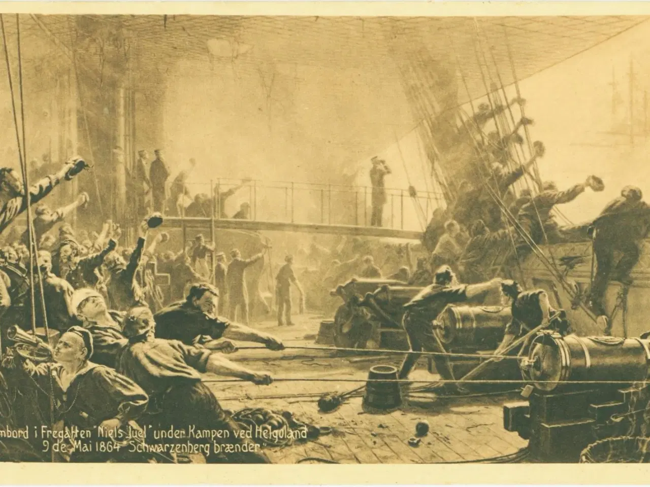 Billede 1 - Krigen 1864. Slaget ved Helgoland