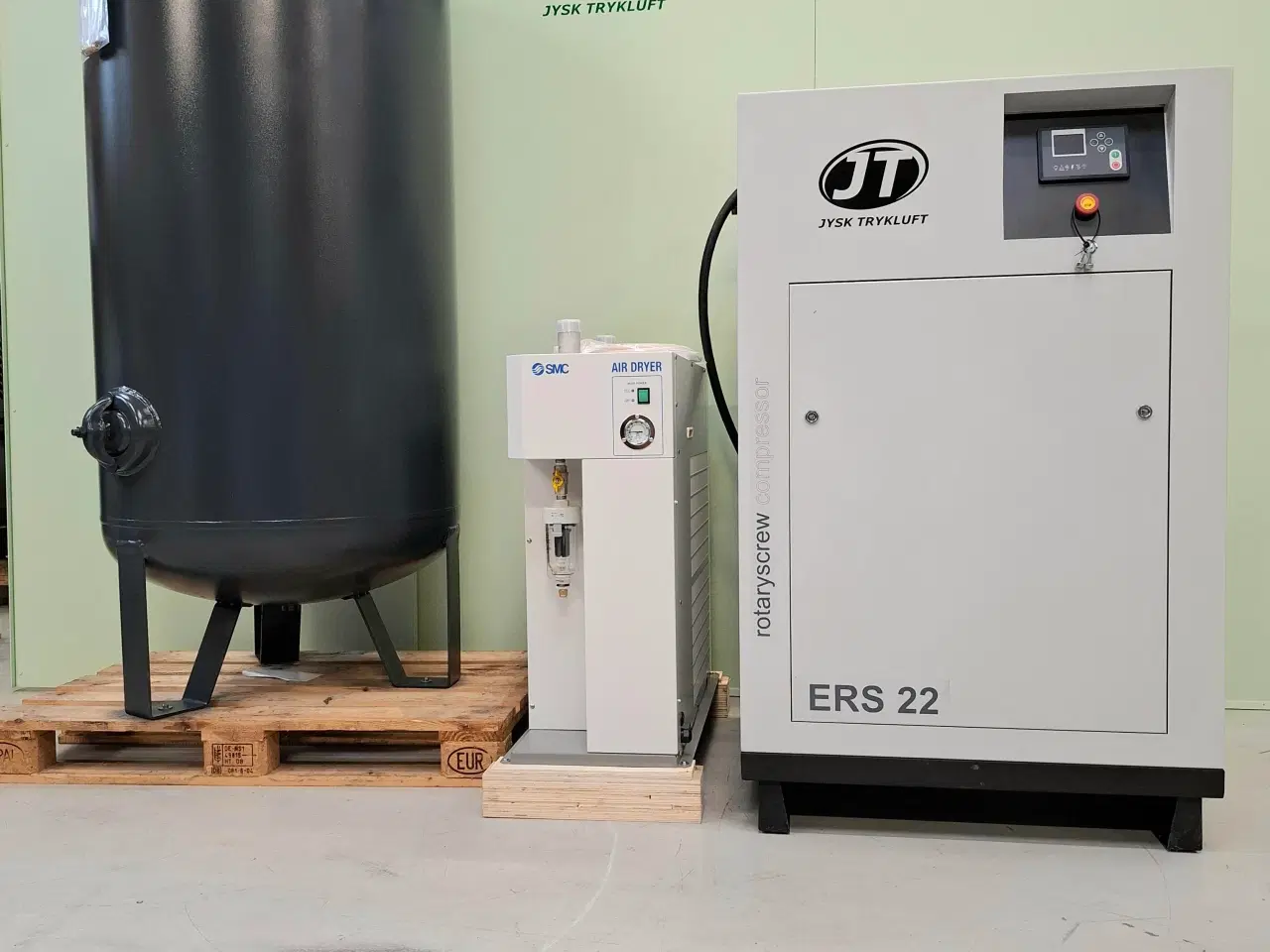 Billede 1 - Skruekompressor komplet anlæg 22kw. 3100L/min