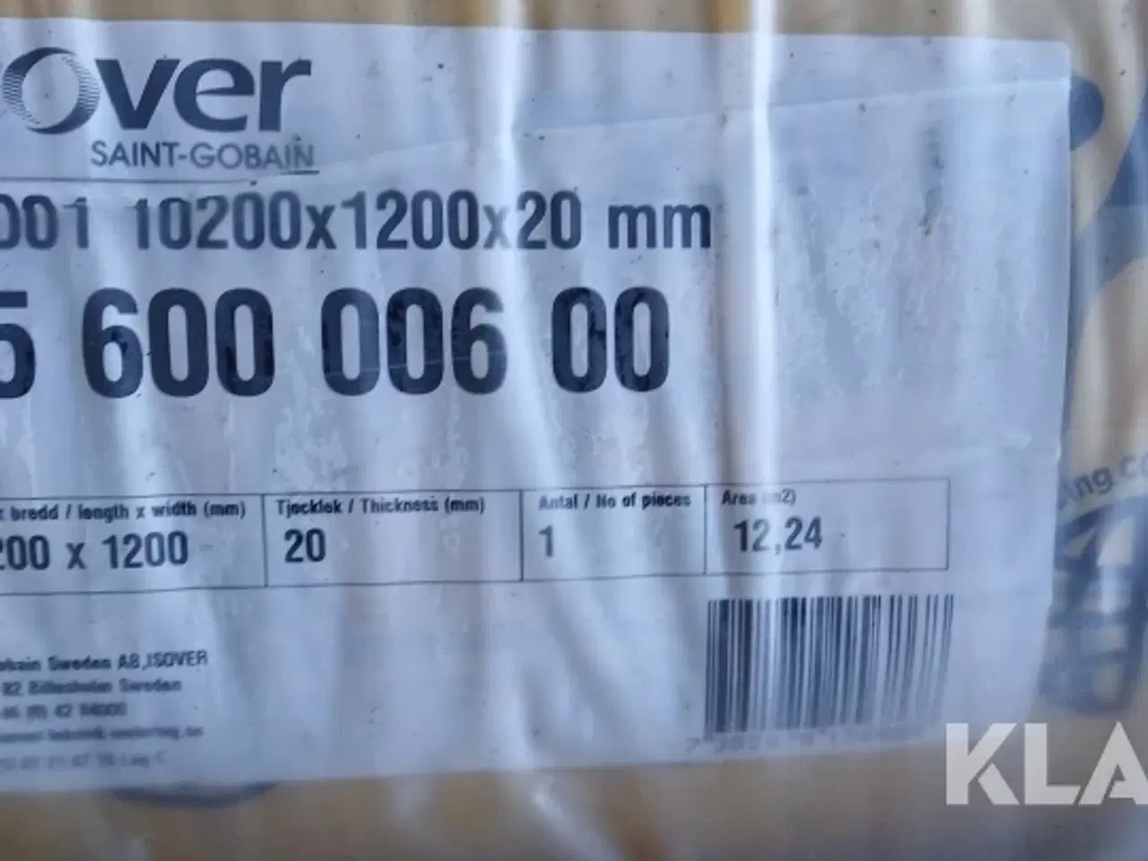 Billede 3 - Isover rullefilt 20mm 156m2