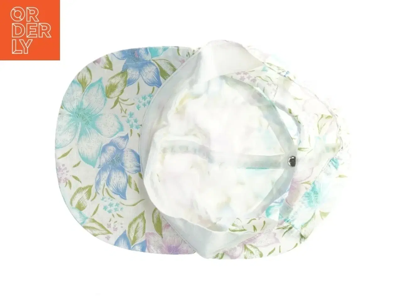 Billede 3 - Blomstret kasket (str. Ø 17 cm)