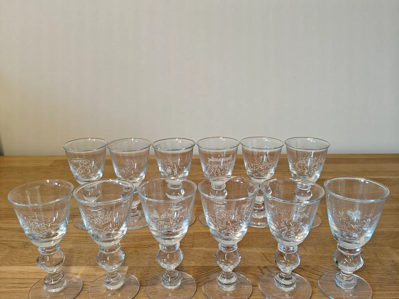 Billede 3 - Holmegaard H.C.Andersen eventyr glas 