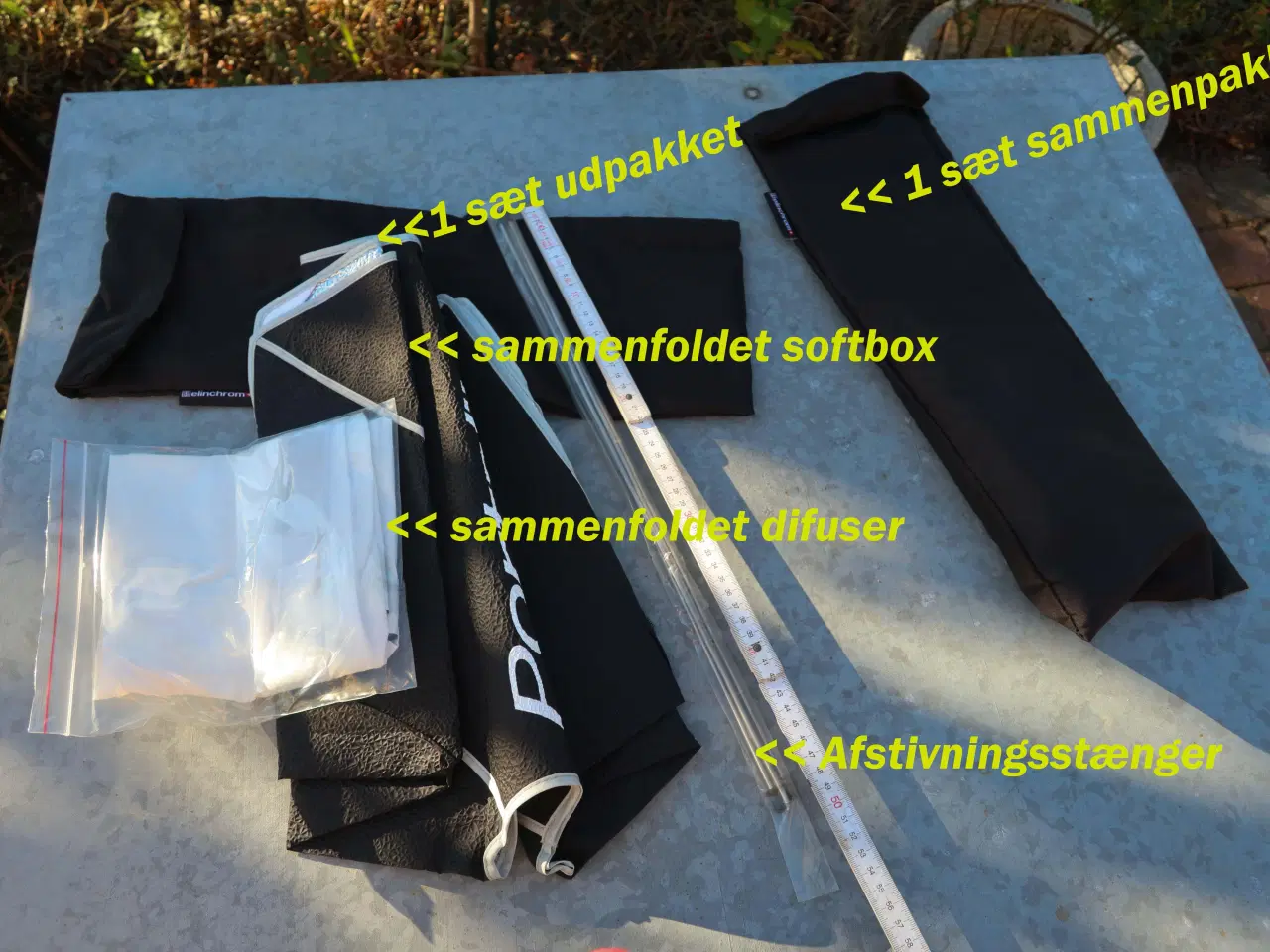 Billede 4 - 2x Elinchrome softbox med difuser for flashanlæg