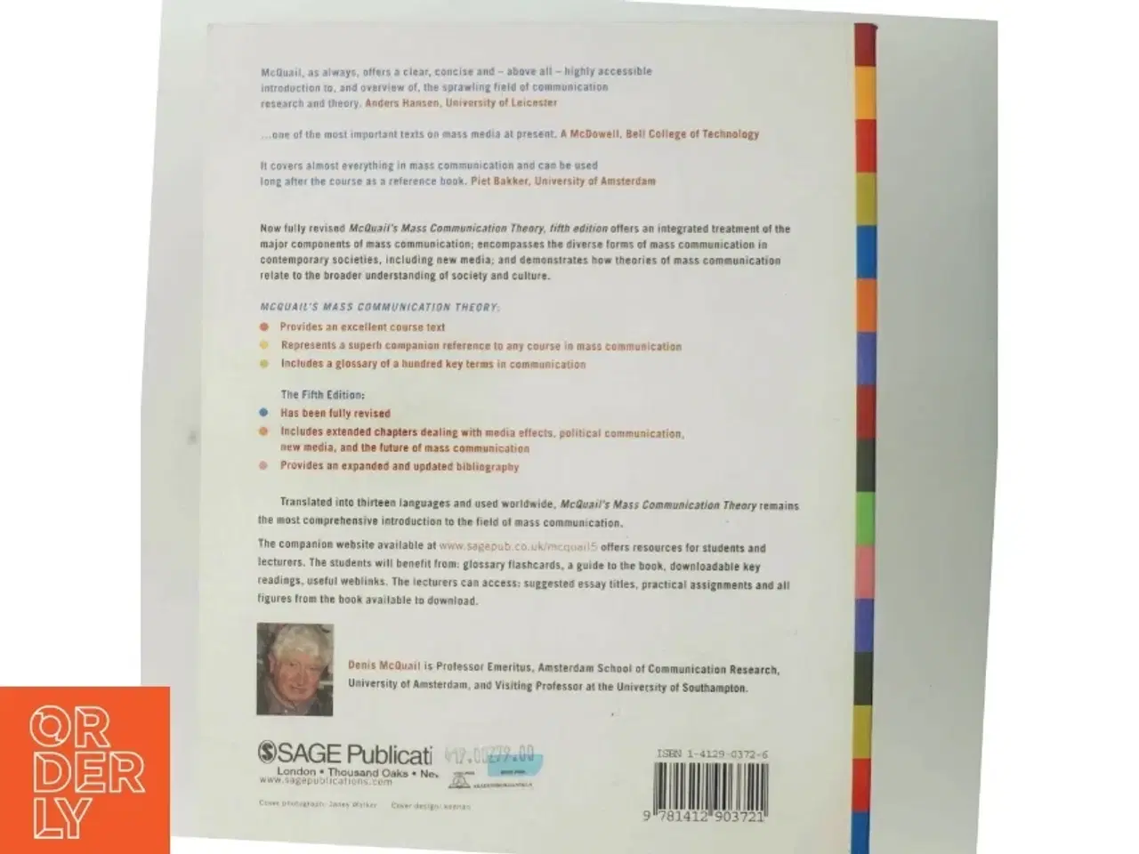 Billede 3 - McQuail&#39;s mass communication theory af Denis McQuail (Bog)