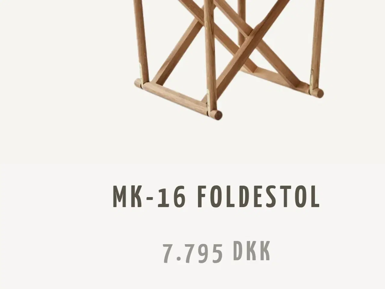 Billede 3 - Mogens Koch Foldestole,  MK-16