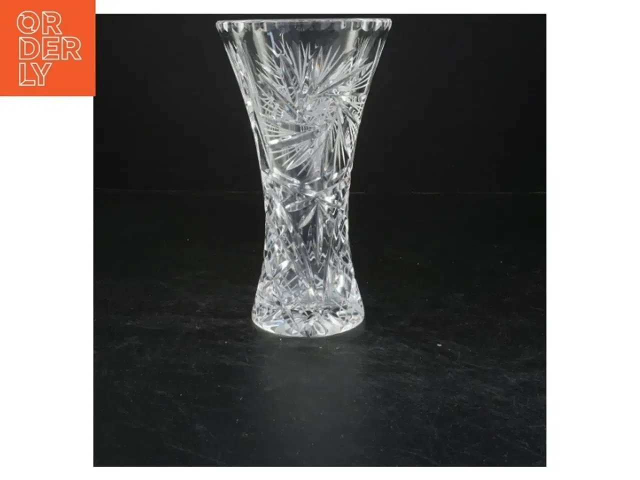 Billede 1 - Krystal vase (str. 20x12 cm)