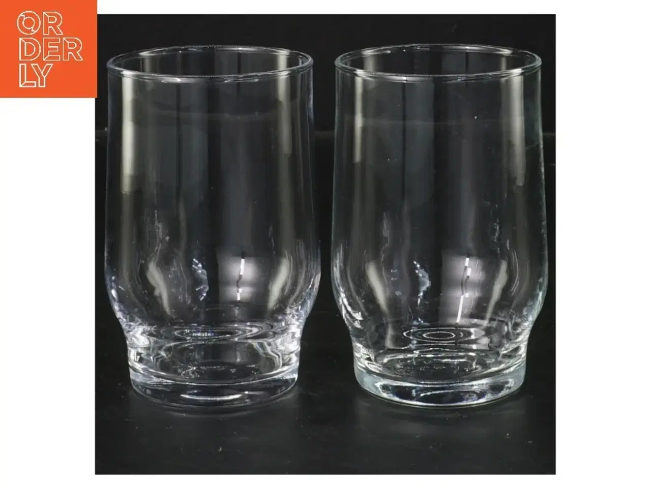 Billede 1 - Sæt med to glas (str. 10,5x6,5 cm)