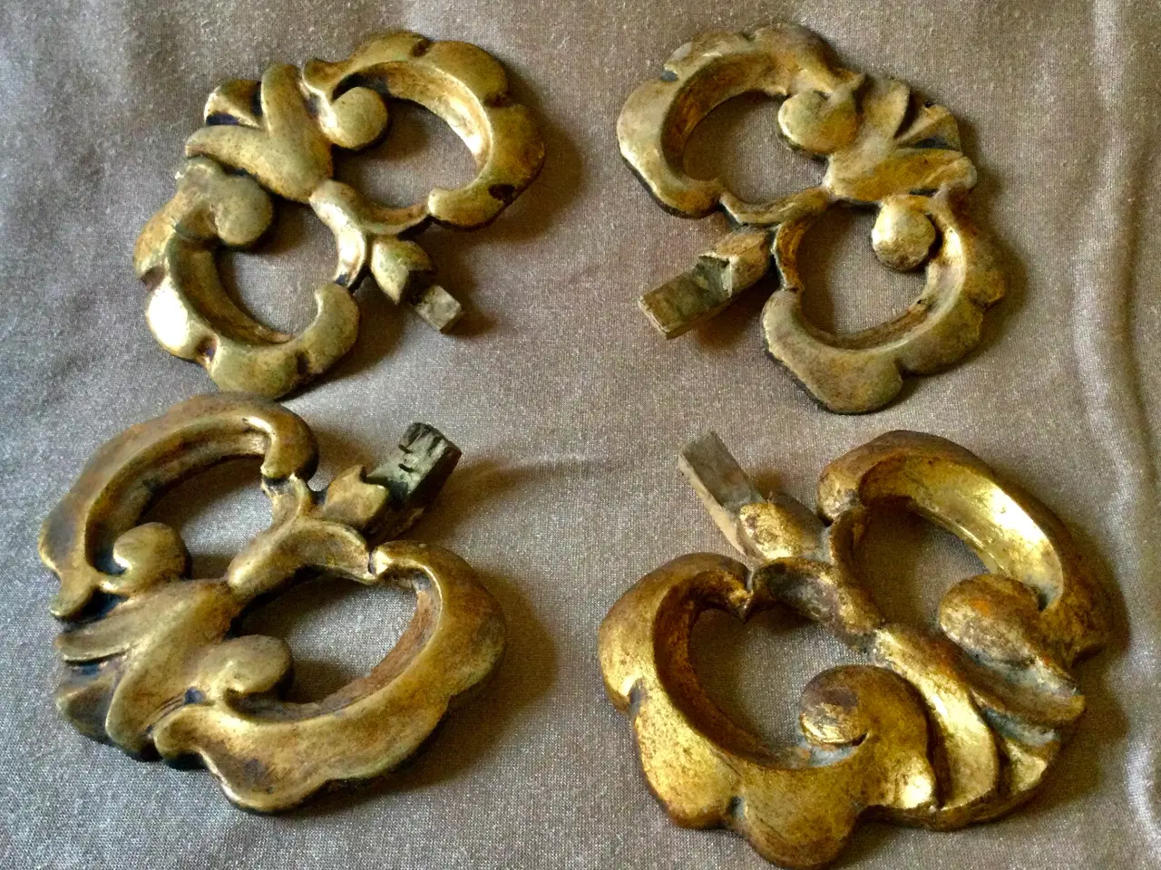 Billede 1 - Antikke krummelure til billeder eller spejl