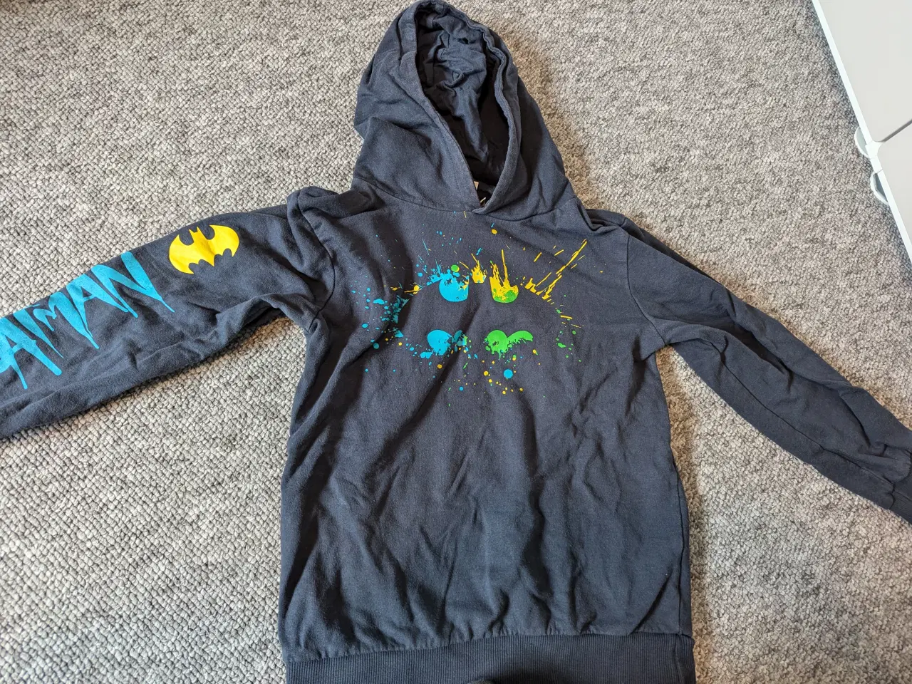 Billede 1 - Batman hoodie hættetrøje 122