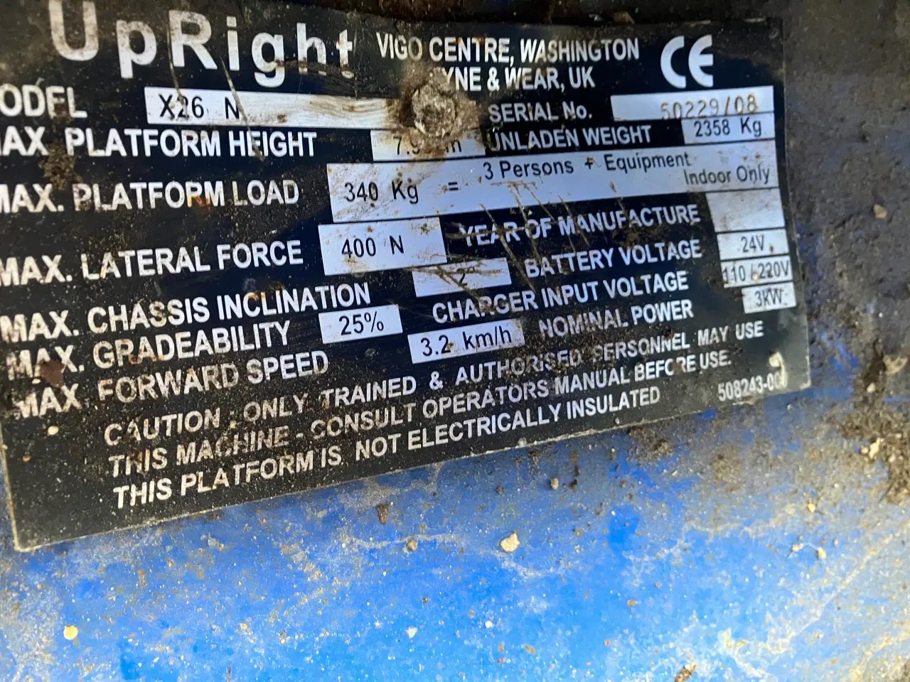 Billede 10 - Uprigth X26N 10 meters