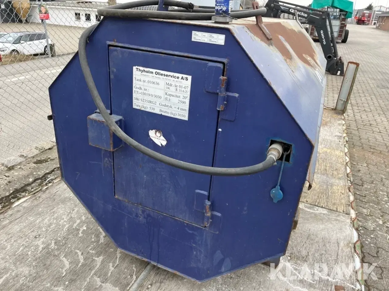 Billede 9 - Olietank med pumpe 2500L