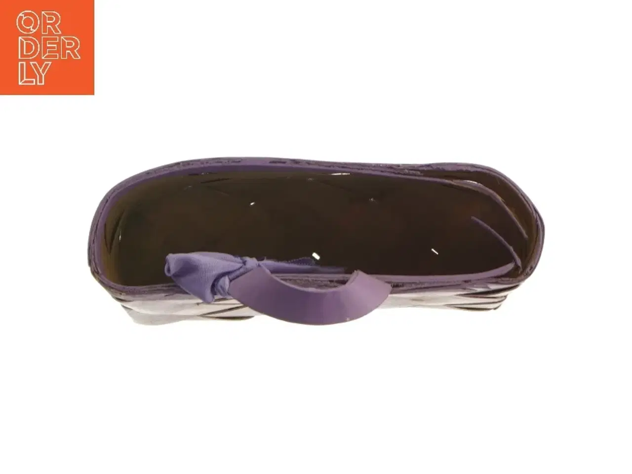 Billede 6 - Håndmalet flettet kurv til ophæng