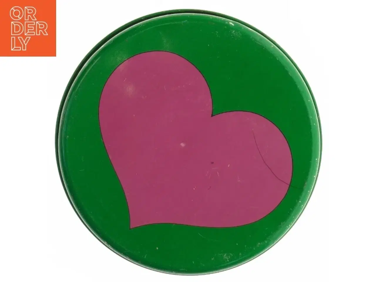 Billede 5 - 1960&#39;er dåse med hjerter Laurids Lønborg & Lena Al Eklund (str. Diameter, 13 cm h 16 cm)