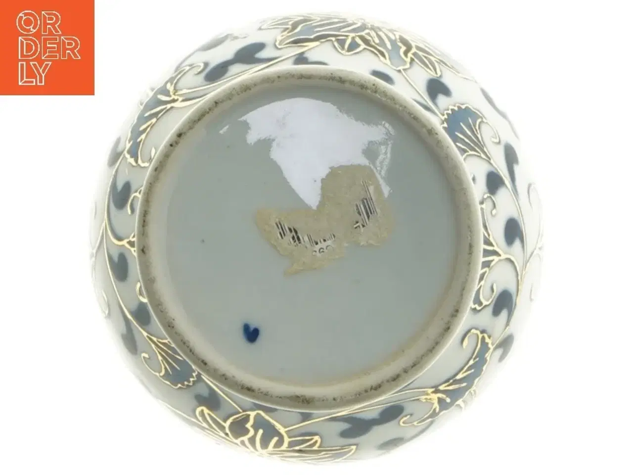 Billede 5 - Dekoreret krukke med låg (str. Ø 9,5x15 cm)