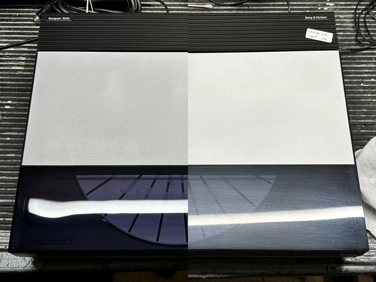 Billede 1 - Polering af pladespillerlåg