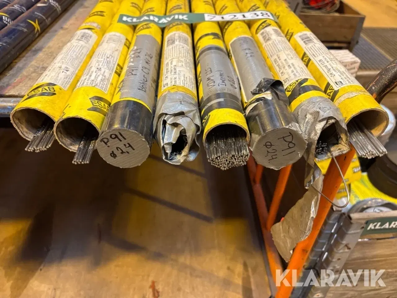 Billede 2 - Blandede lot svejsetråd ESAB - 8 ruller