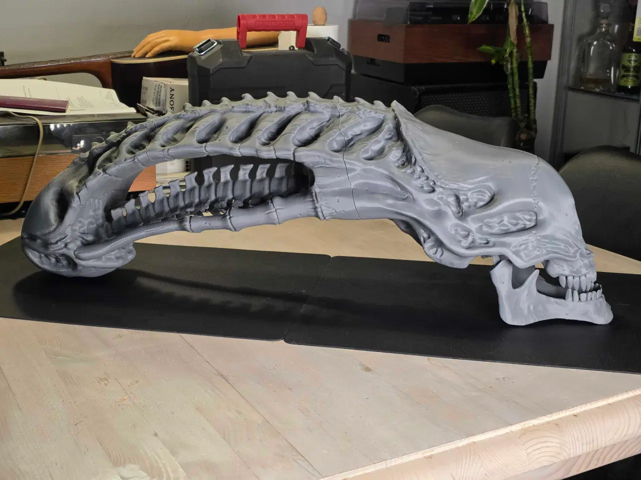 Billede 5 - Livsstørrelse Alien (Xenomorph) Kranie - 3D-print