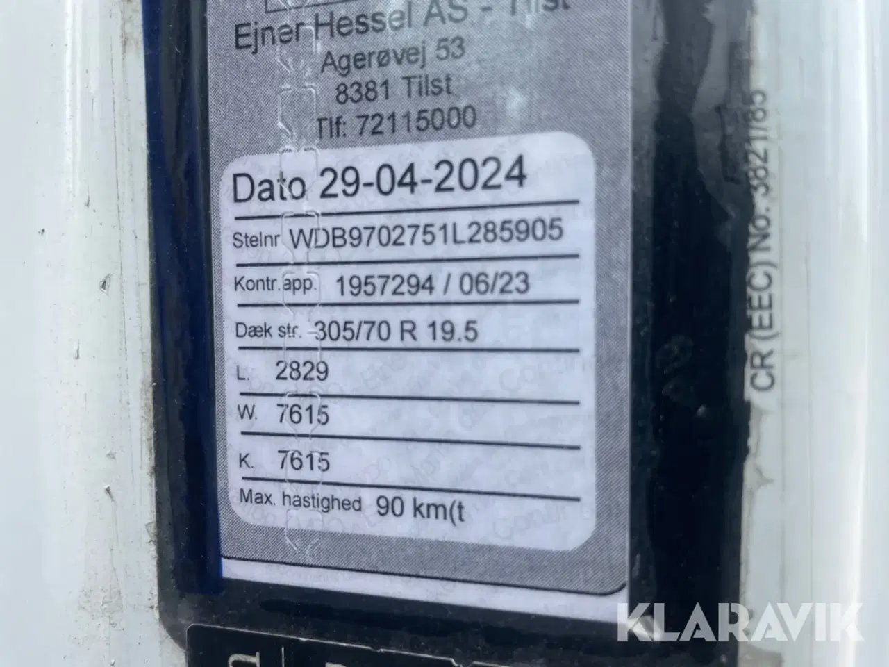 Billede 10 - Lastbil Mercedes-Benz Atego 1624