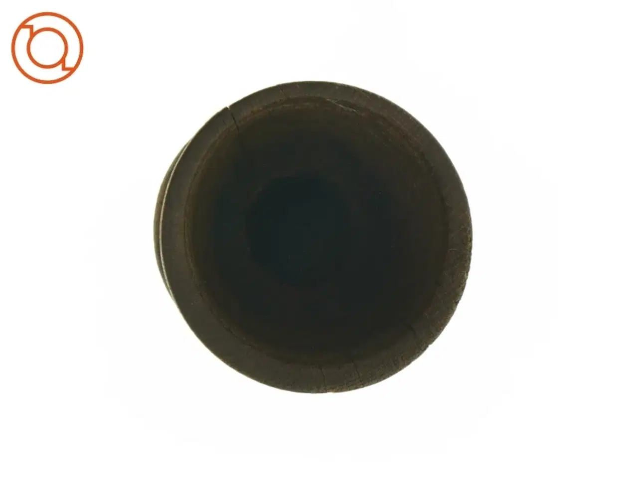 Billede 4 - Antik Træ Vase Lysestage (str. 21 x 10 cm)