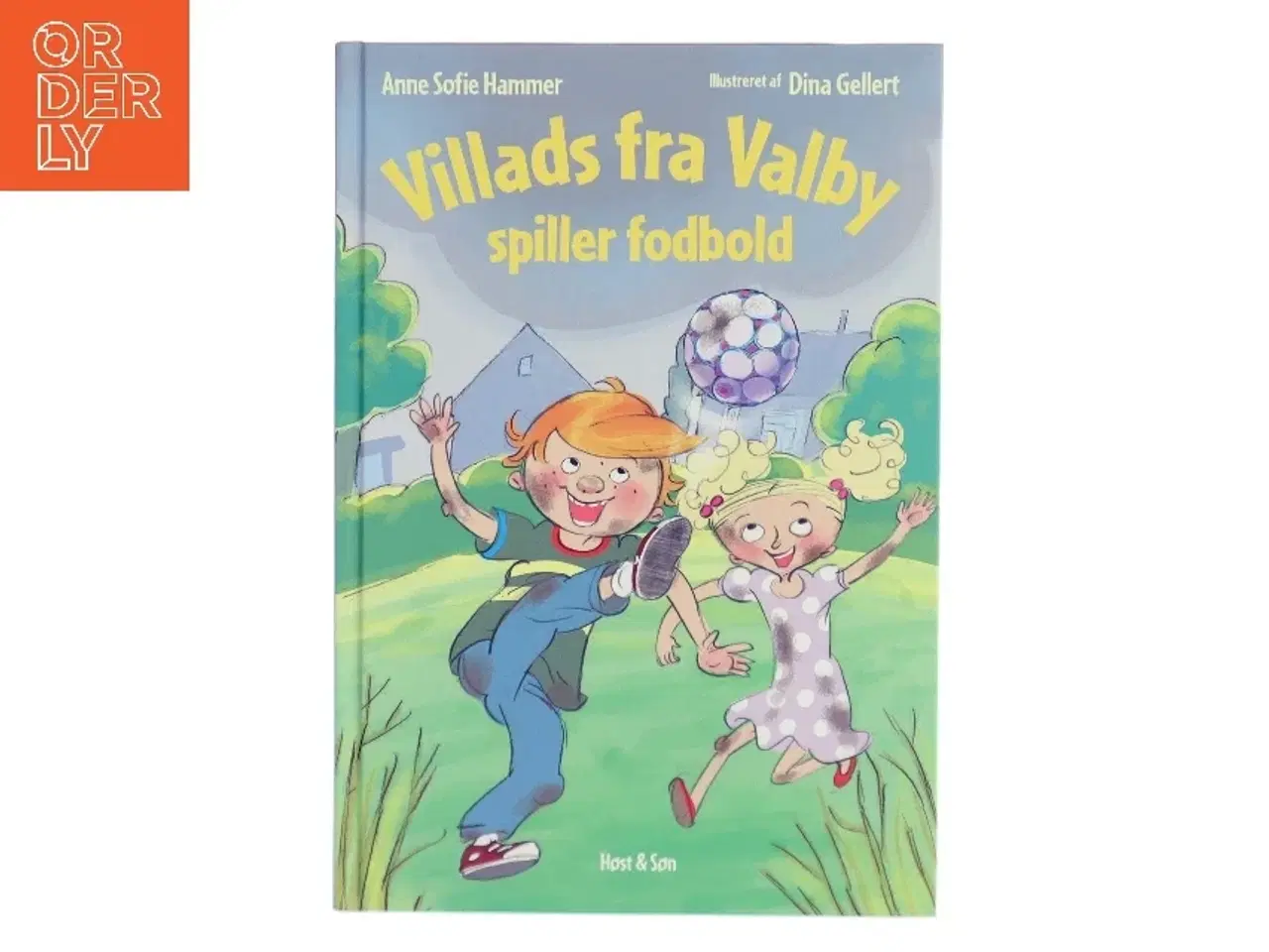 Billede 1 - Villads fra Valby spiller fodbold af Anne Sofie Hammer (Bog)