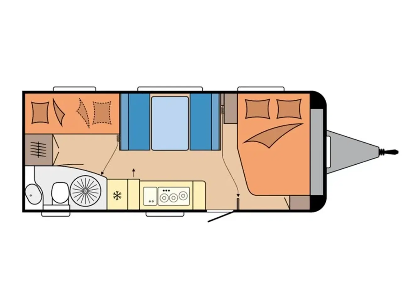 Billede 13 - 2023 - Hobby Excellent Edition 545 KMF 2023 Hobby Excellent Edition 545 KMF - se den nu hos Camping-Specialisten i Silkeborg