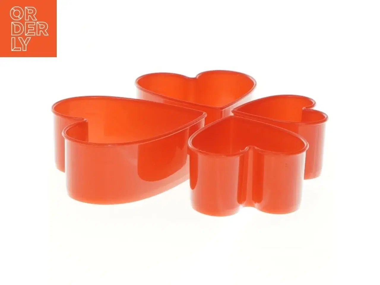 Billede 2 - Udstiksforme til bagning, hjerteformet (str. 9x9 cm)