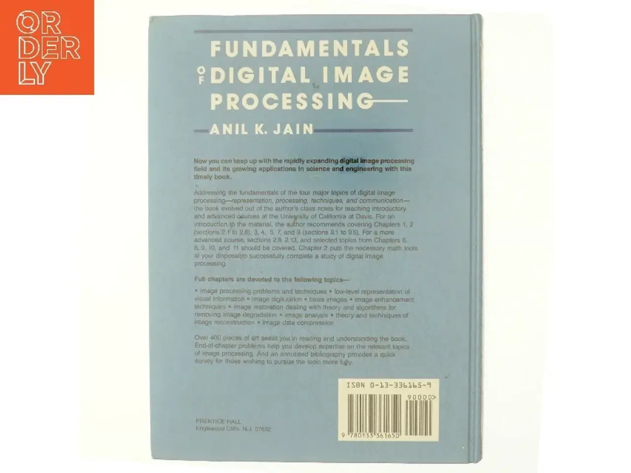 Billede 3 - Fundamentals of digital image processing af Anil K. Jain (1948-) (Bog)
