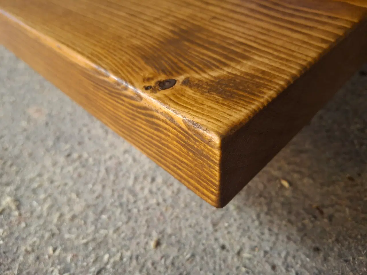 Billede 3 - Plankebord håndlavet i massive grand planker
