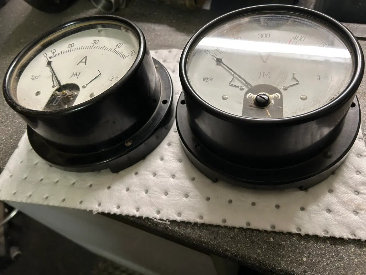 Billede 1 - Ampere- og voltmeter fejlfri