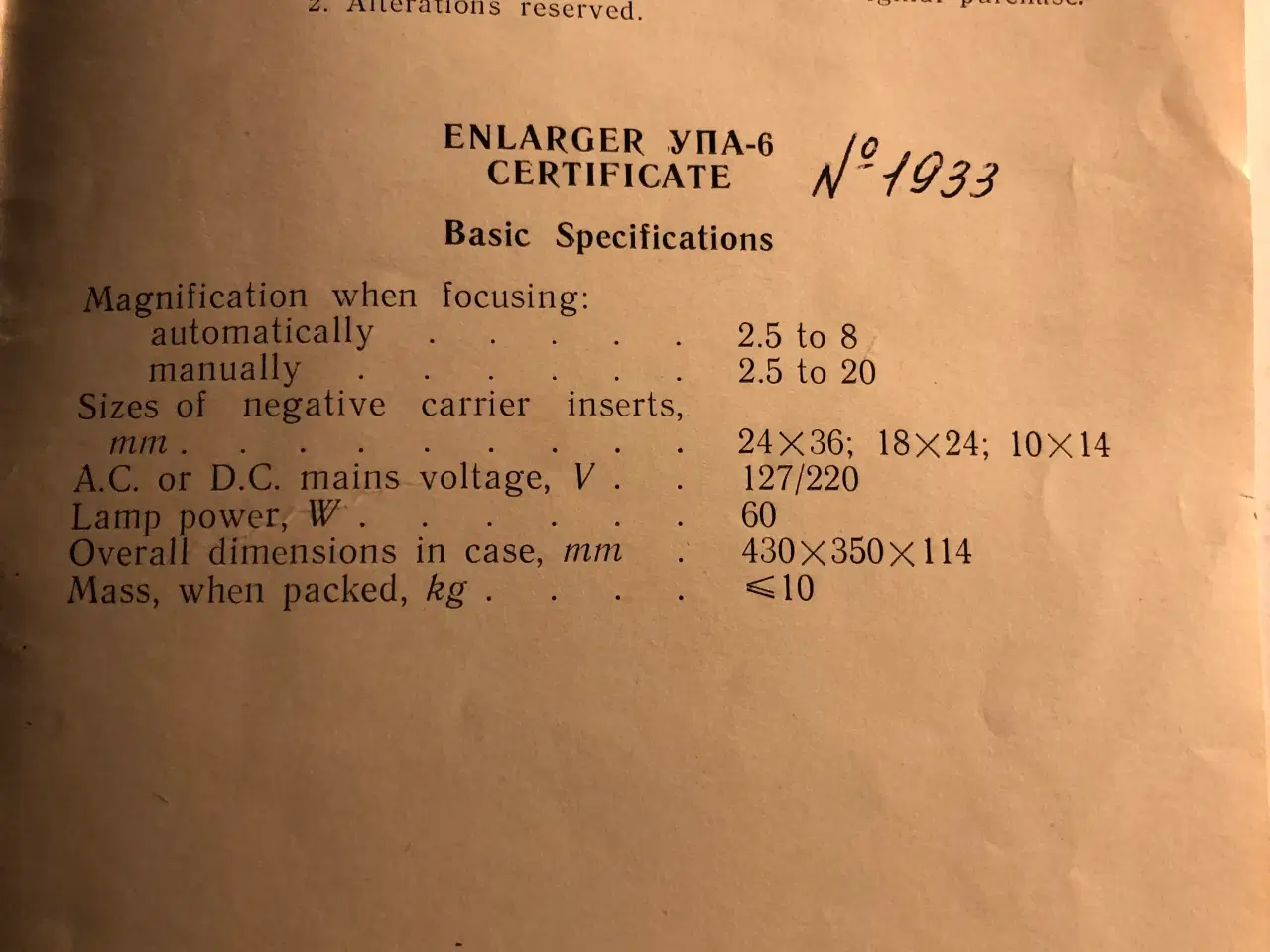 Billede 4 - Mørkekammer udstyr